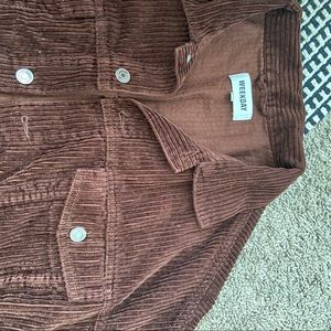 WEEKDAY Brown Corduroy Jacket